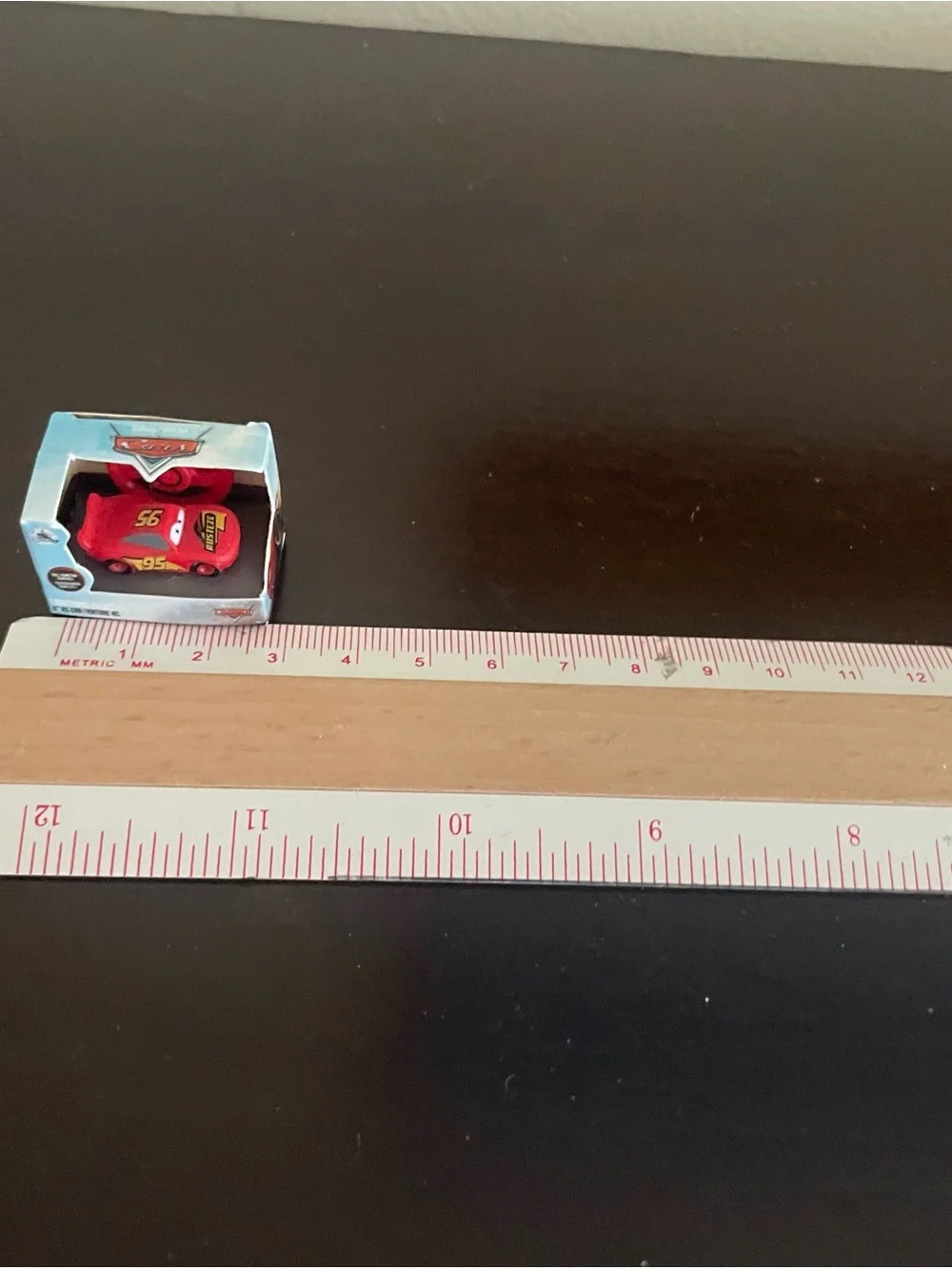 Miniature Lightning McQueen Mini Toy Car - Red - Unbranded
